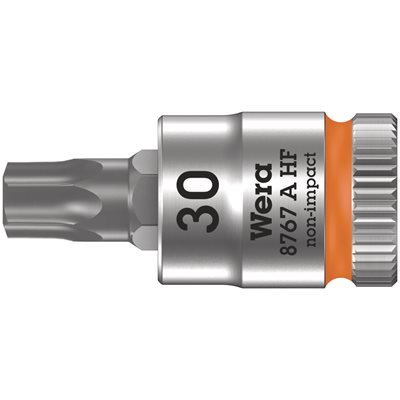 TORX® TX30x28mm Zyklop bit socket with holding function. 1 / 4" drive