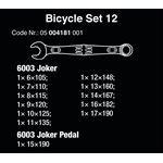 Bicycle Set 12 Jeu de 12 clés mixtes Jocker