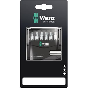 Wera Bit-Check Torx 7 TX Universal 1 SB, 7 pièces