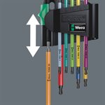 Multicolour 1 SB L-key set for tamper-proof TORX® screws, BlackLaser