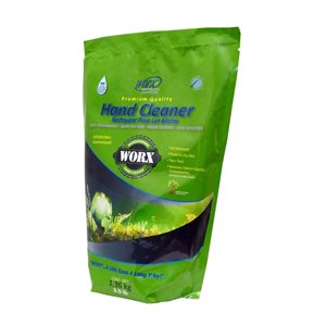 WORX Biodegradable powder hand cleaner Stand-Up Pouch 3 Lbs (1362 g.)