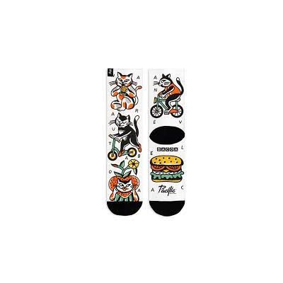 Pacific & Co. Sublimated BACOA CATS Socks L / XL