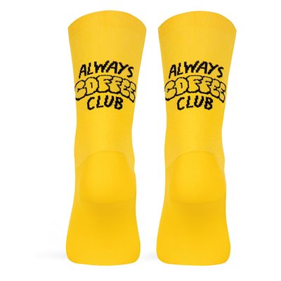 Chaussettes Pacific & Co. Tricot COFFEE CLUB Jaune S / M