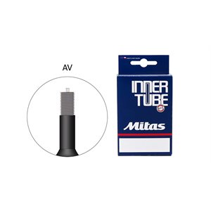 Mitas inner Tube 26X1.1–1.75 Schrader valve 40mm wall thickness 0.9mm