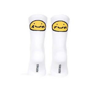 Pacific & Co. Knitted Socks SMILE RUN White Socks