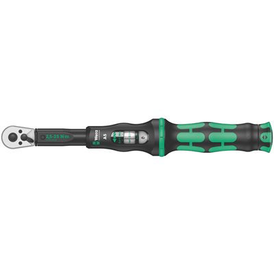 Click-Torque torque wrench with reversible ratchet 2.5-25Nm